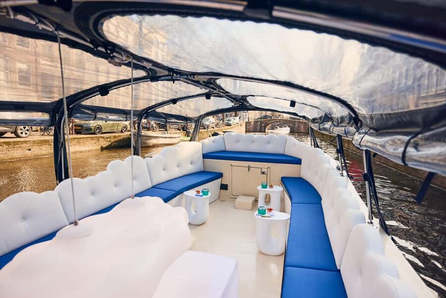 Amsterdam: Smoke & Cruise on covered Cannabis Boat With Bar - Coffeeshop history and marijuana decriminalisation: what the host covers