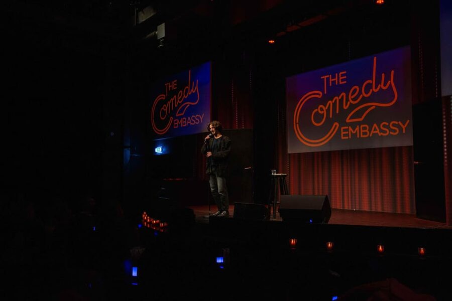 Amsterdam: The Comedy Embassy Stand-Up Show - Dinner First: The Realistic Way to Pair This With Amsterdam
