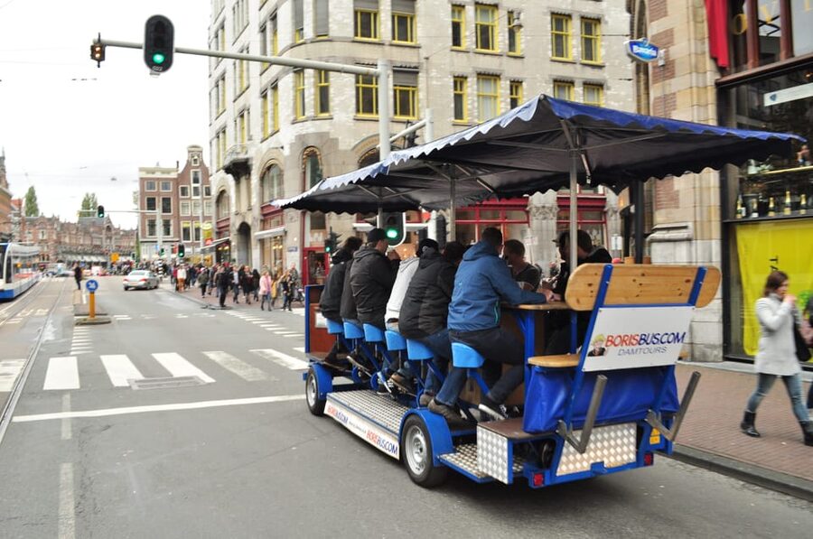 Amsterdam: The Original BUBBLES & BIKE Private Prosecco Tour - Where you meet: the under-viaduct spot near Rhôneweg 1