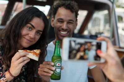 Amsterdam The Original Pizza Cruise with Unlimited Drinks