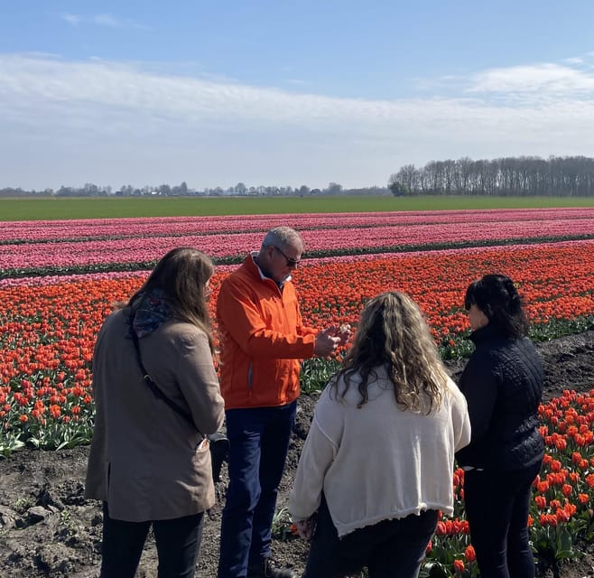 Amsterdam: Tulip Fields Day Tour with Lunch & Windmill - Onderdijk lunch: old village pause and a church view