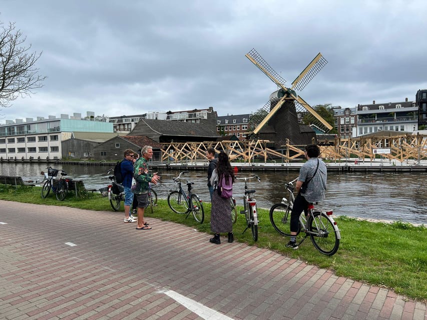 Amsterdam: Urban Bike Tour, Graffiti Art & Magnet Fishing - From Openbare Bibliotheek to the First Canal Stops