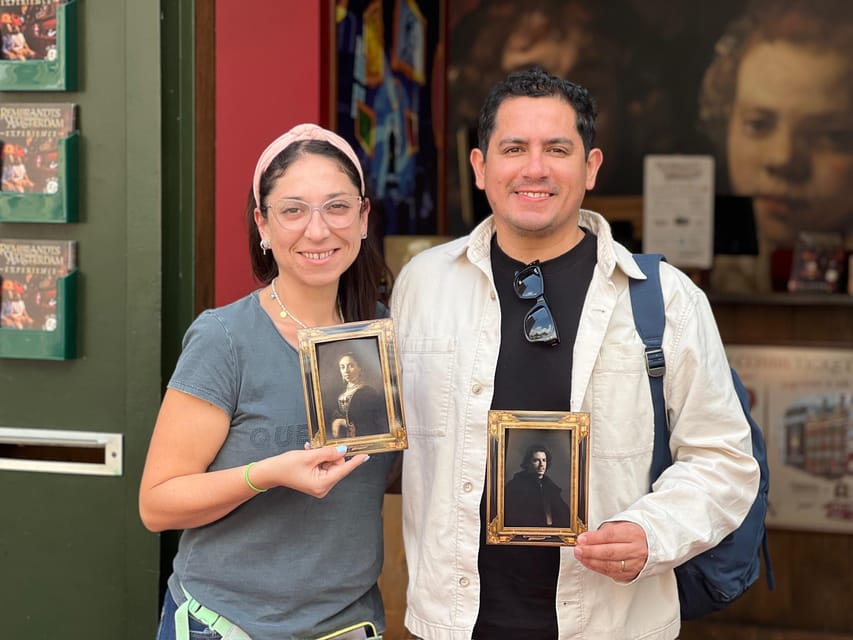 Amsterdam: Van Gogh or Rembrandt AI Portrait Photo Souvenir - What you actually do: webcam photo, style choice, six generated portraits