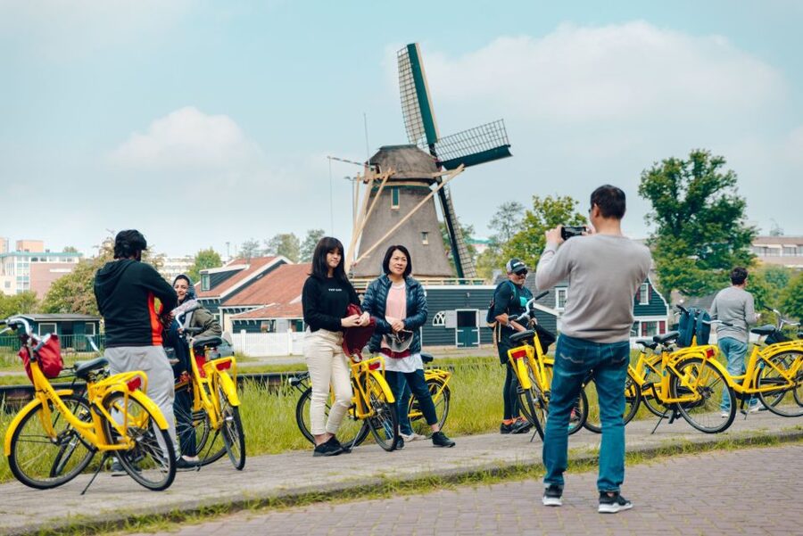 Amsterdam: Waterland District Countryside Villages Bike Tour - Meeting at Yellow Bike, Then Riding Past the City Bubble
