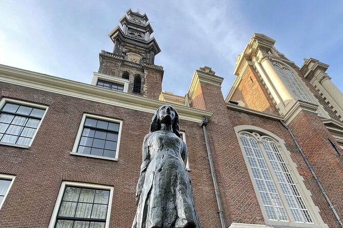 Anne Frank's Last Walk & See Anne Frank House in Virtual Reality - Anne Frank House stop and the old entrance: what you see without entry tickets