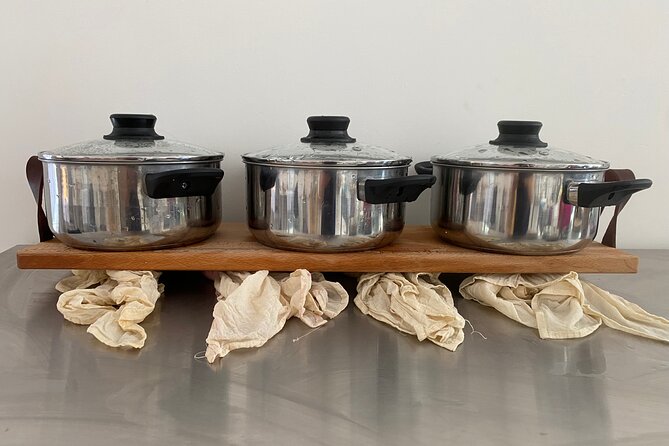Cheese making workshop next to De Hallen, heart of Amsterdam - Acid-coagulated cheese: faster set, bigger creative play
