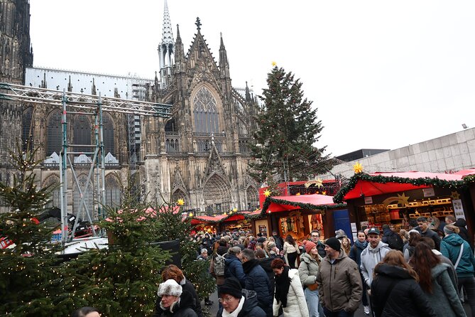 Cologne Small-Group Day Tour from Amsterdam - Cologne Cathedral Stop: the Cathedral area Christmas market moment