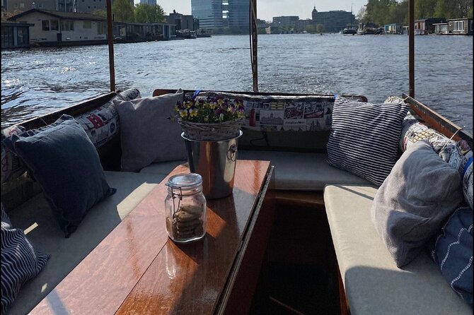 Dutch Cheese & Drinks Guided Amsterdam Boat Tour, All Inclusive - Renzo Piano’s green rooftop and the old shipyard docks