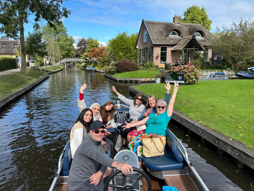 From Amsterdam: Giethoorn Small Group Tour with Boat Ride - Meeting at Amsterdam Central, Then Rolling Out in an A-C Mercedes