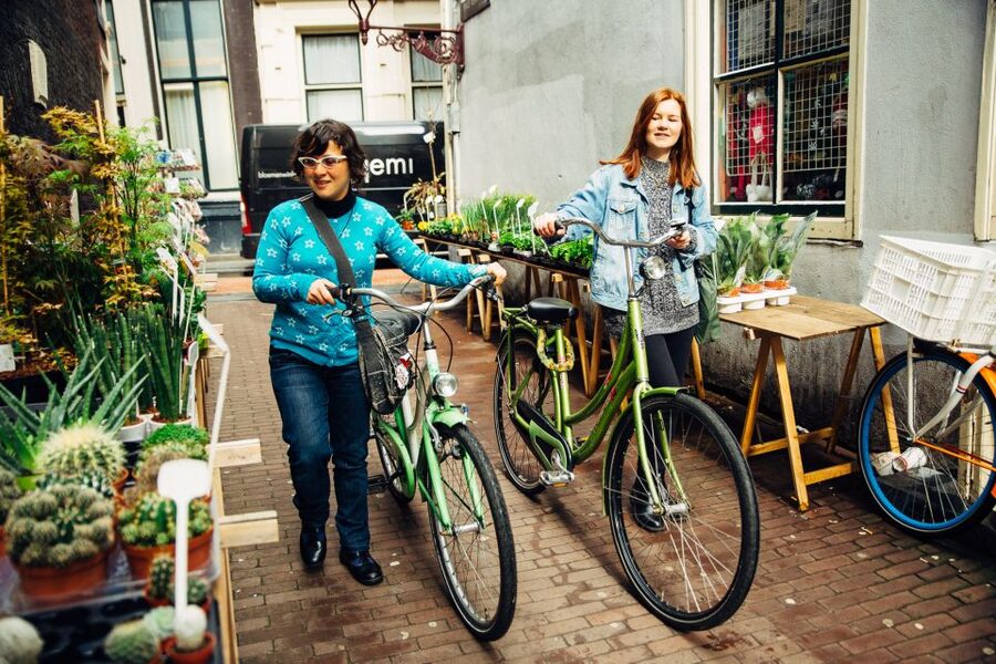 Private Amsterdam Bike Tour with a Local - Museumplein, a skinny bridge crossing, and the graffiti story that sticks
