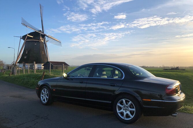 Private Tour Zaanse Schans Windmills and Volendam in Jaguar - Jaguar pickup, countryside pace, and why it matters in real life