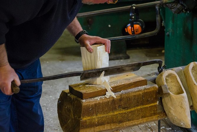 Private Zaanse Schans Windmills and Volendam Tour from Amsterdam - Stop 2 at Zaanse Schans: clog making demos you can actually watch