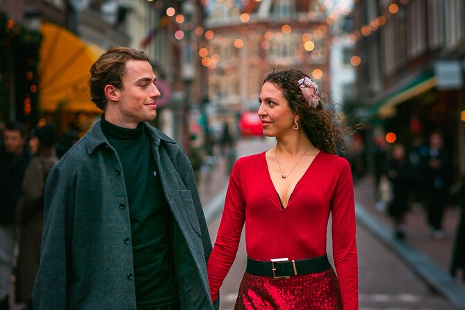 Romantic Photoshoot Experience for Couples in Amsterdam - Meet at Huidenstraat 173, Then Get Right Into the Negen Straatjes Area
