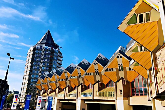 Rotterdam, Delft, The Hague Day Tour Incl. Madurodam/Royal Delft - Cube houses and Erasmus Bridge: photo stops that actually teach context
