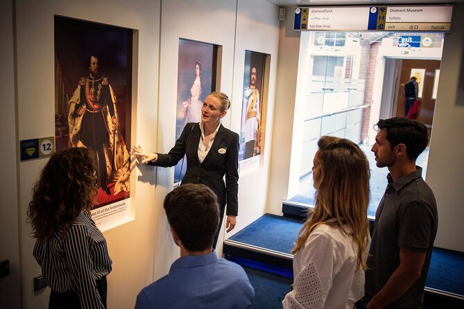 Royal Experience - Private Tour in World's Oldest Diamond Polishing Factory - Unset diamonds, jewelry displays, and what to look for