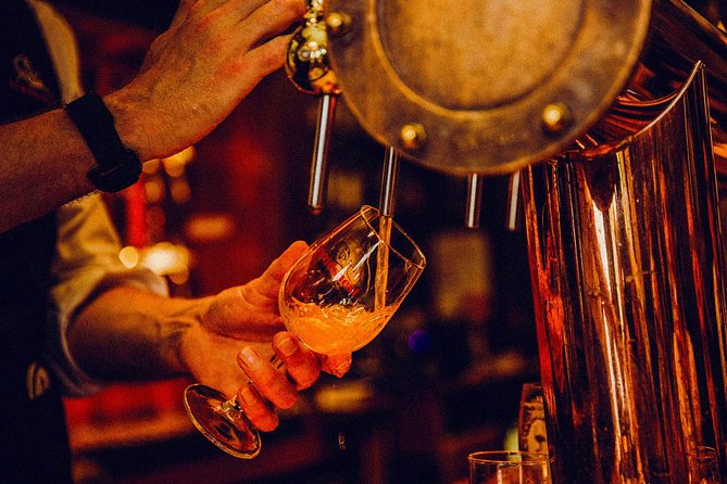 The Ultimate Craft Beer Adventure in Amsterdam! - Walking through the Red Light District area, a guided pass that keeps it respectful