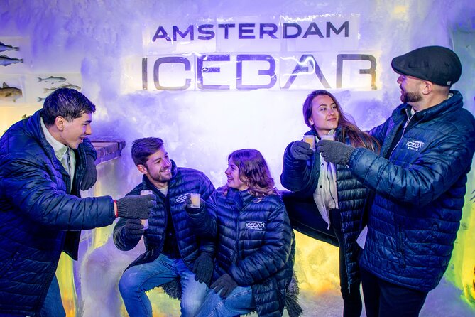Xtracold Icebar Amsterdam, 3 Drinks Included - Entering the Icebar: warm lounge first, then the -10°C room
